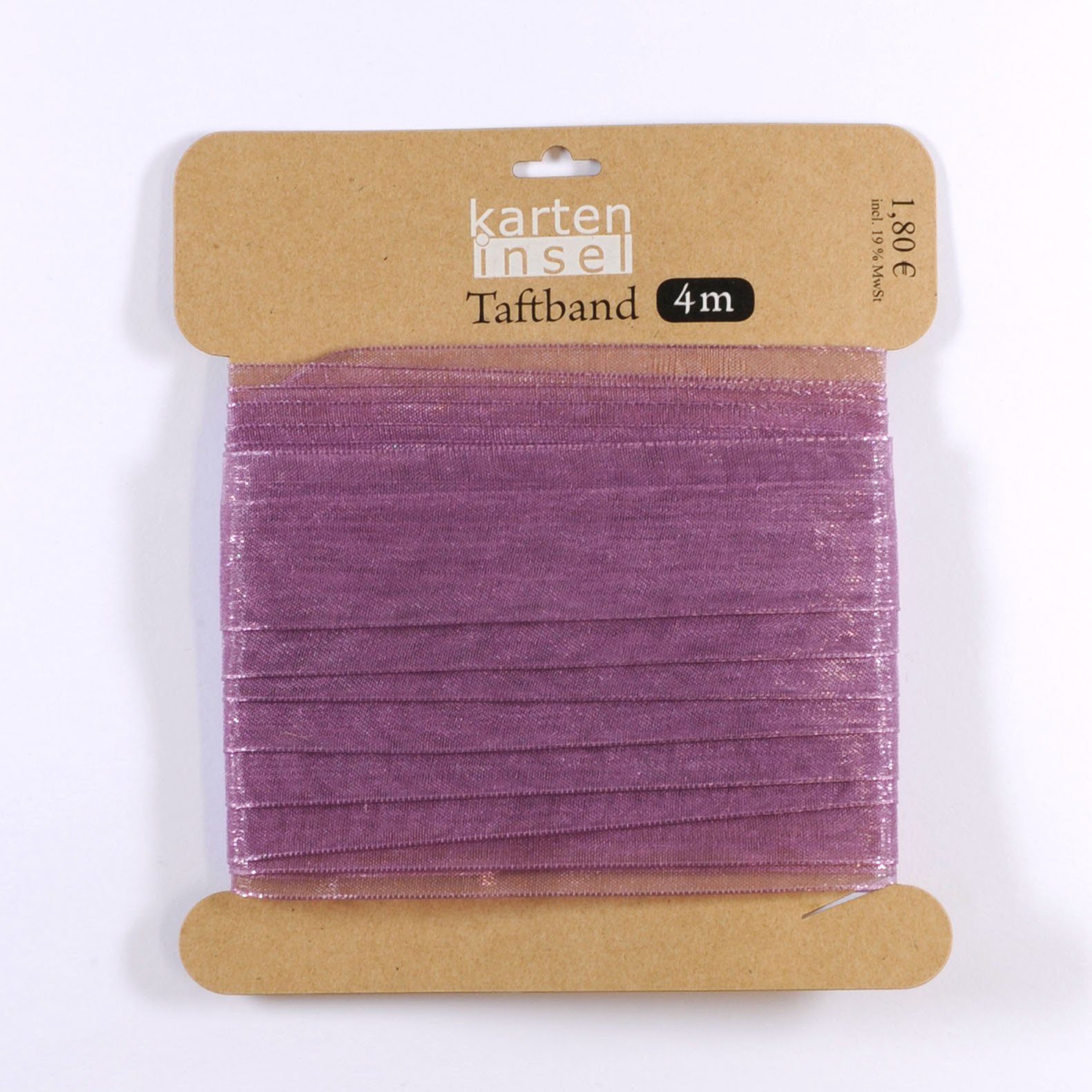 Taftband lila - 25 mm - 4 m