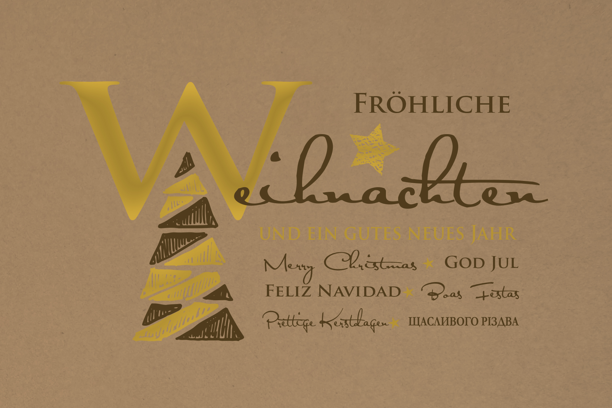 Weihnachtskarte - FW 18421