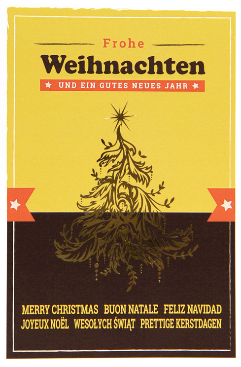 Weihnachtskarte - FW 18051