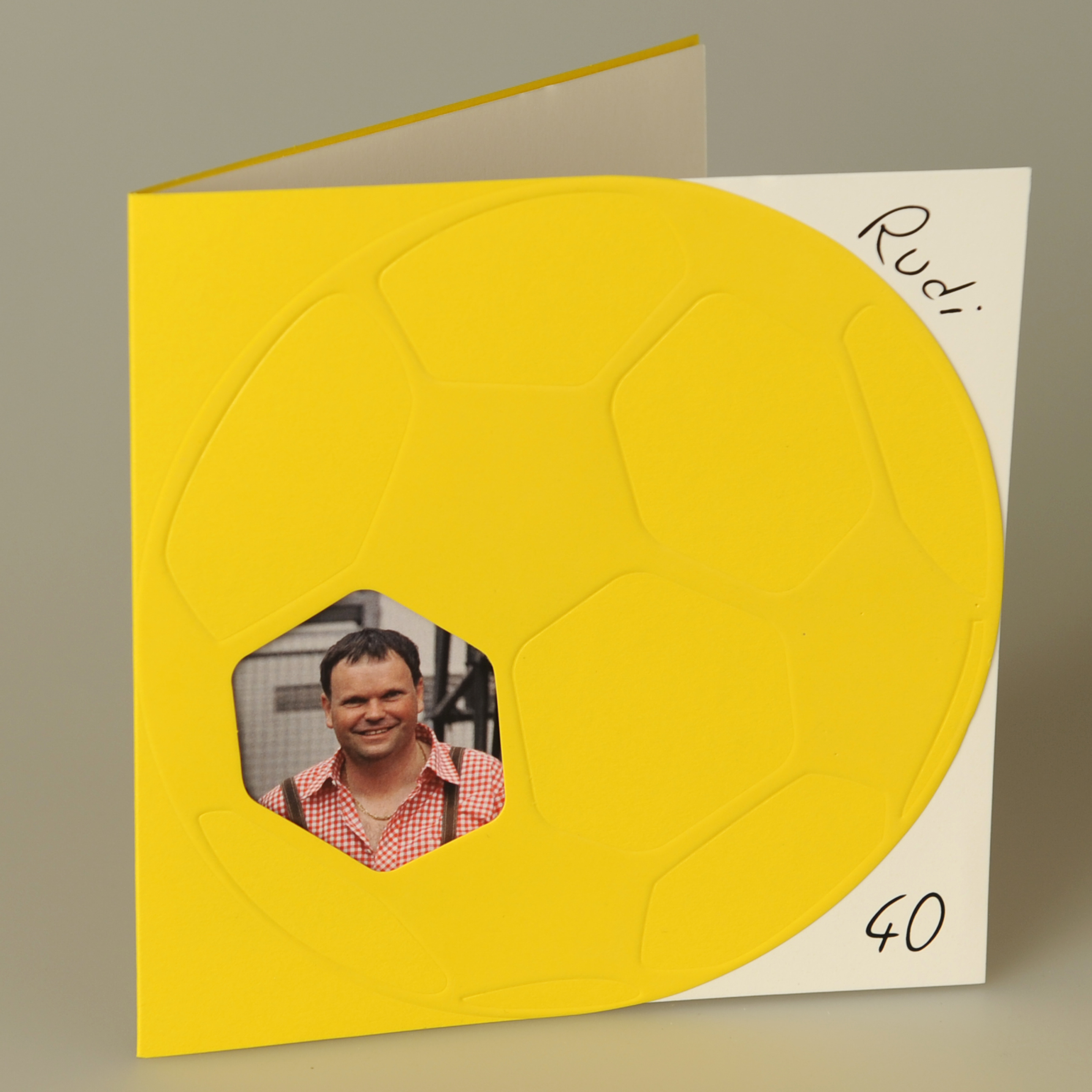 Einladungskarte - A 2018/Gelb