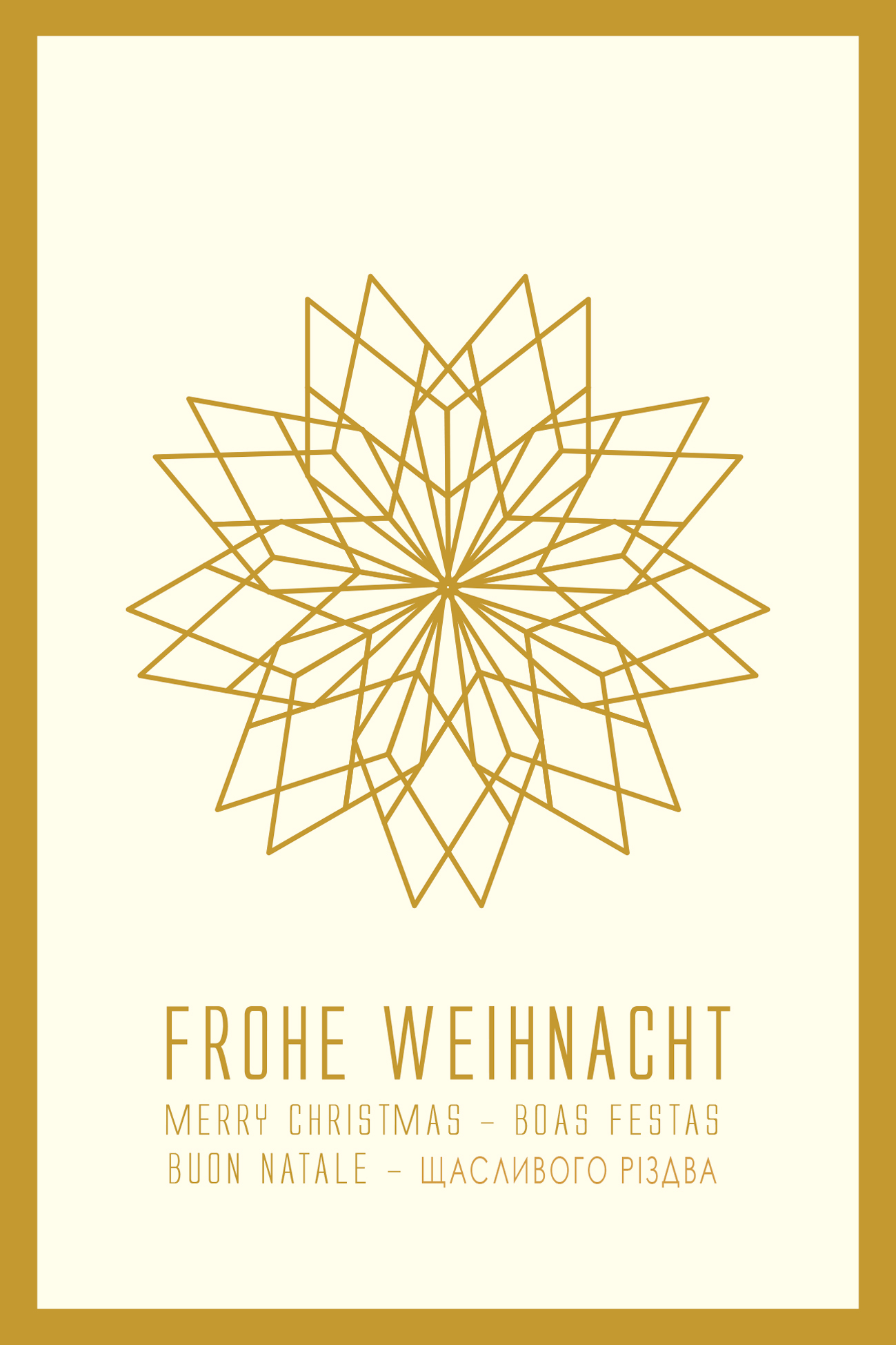 Weihnachtskarte - FW 18448