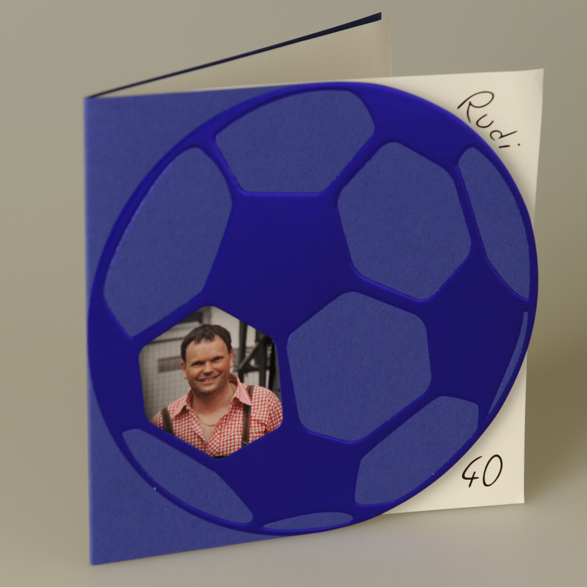 Einladungskarte - A 2018/Blau