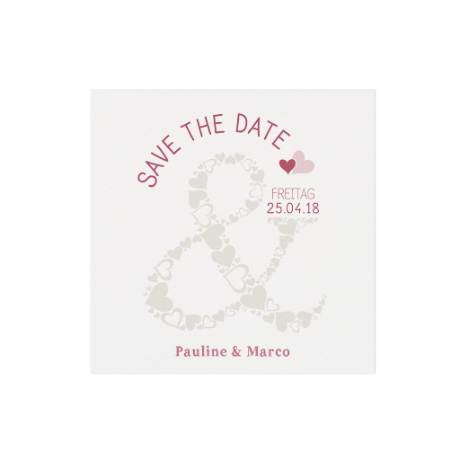 "Save the Date"-Karte (4 Stück) - EX 726536