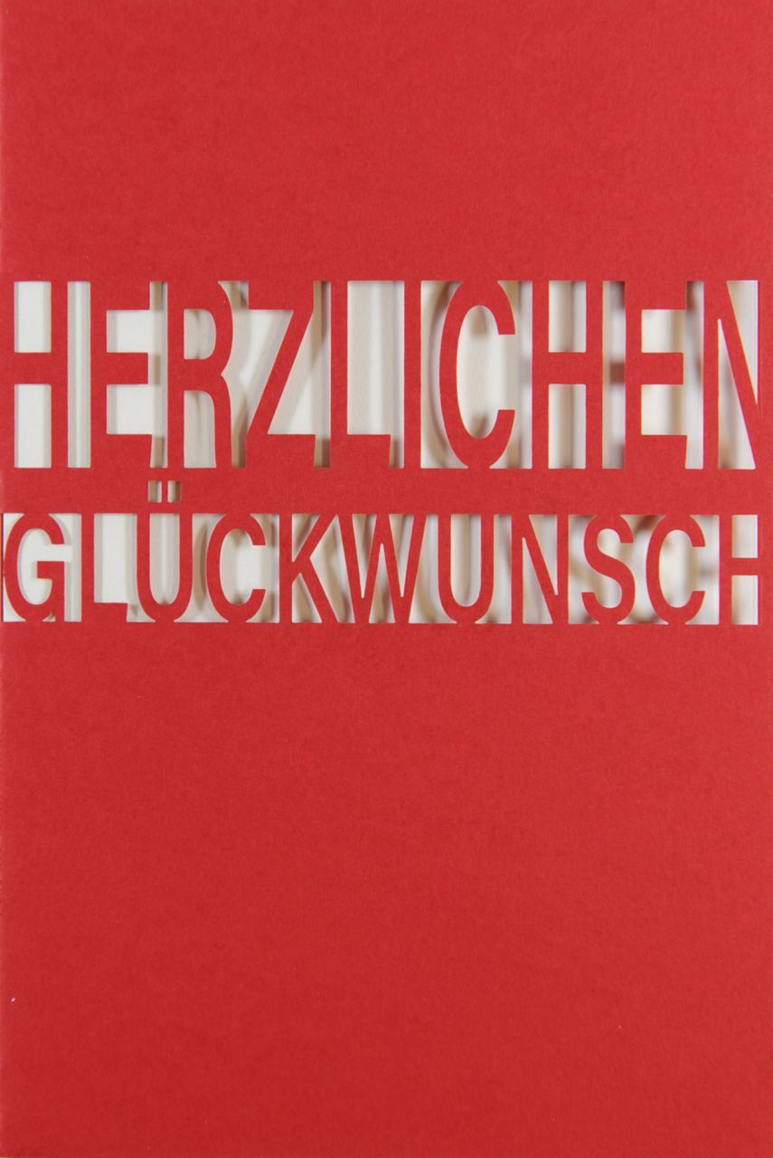 Glückwunschkarte - A 2183