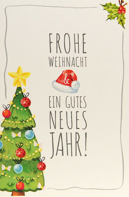 Weihnachtskarte - FW 18026