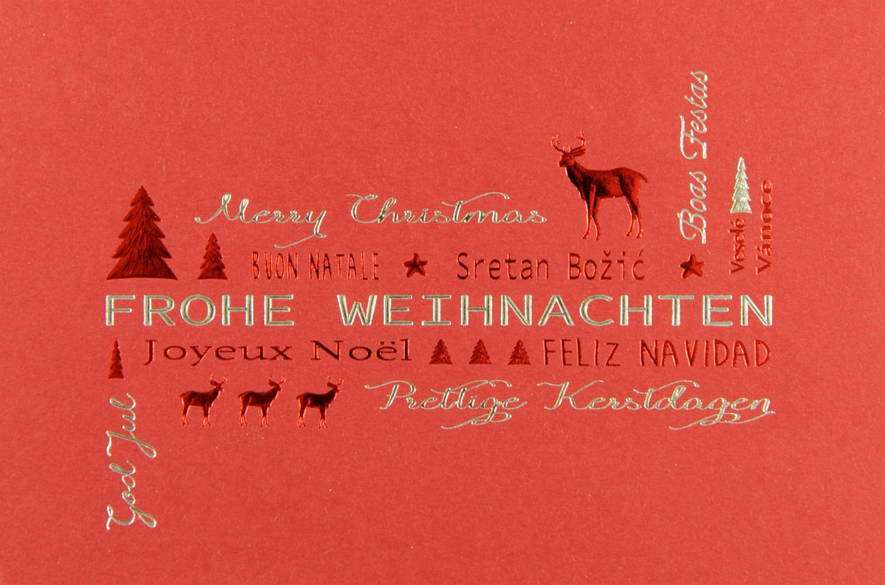 Weihnachtskarte - FW 18175