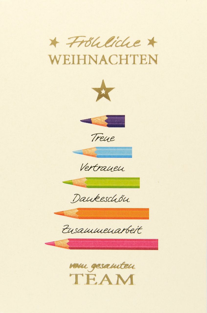 Weihnachtskarte - FW 18347