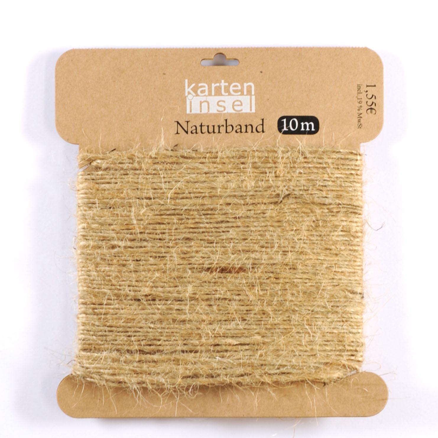 Naturkordel dünn - 10 m