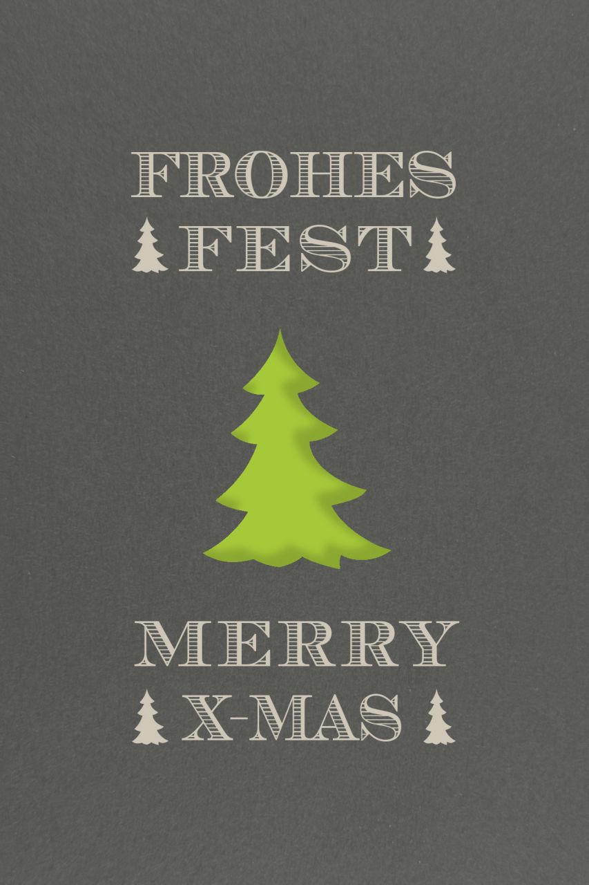 Weihnachtskarte - FW 18524