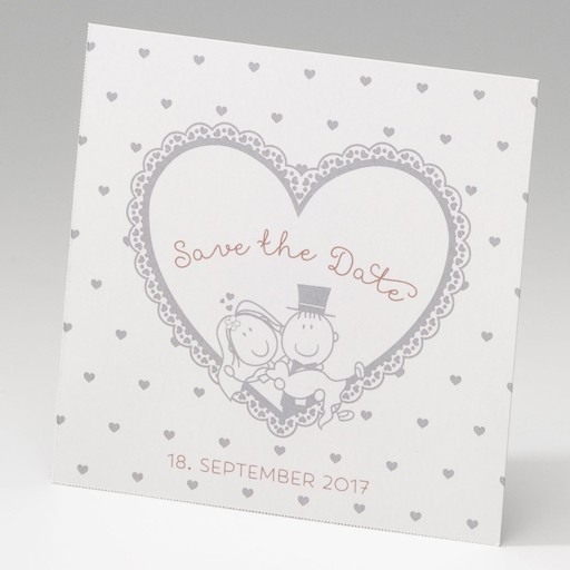 "Save the Date"-Karte (4 Stück) - EX 725539