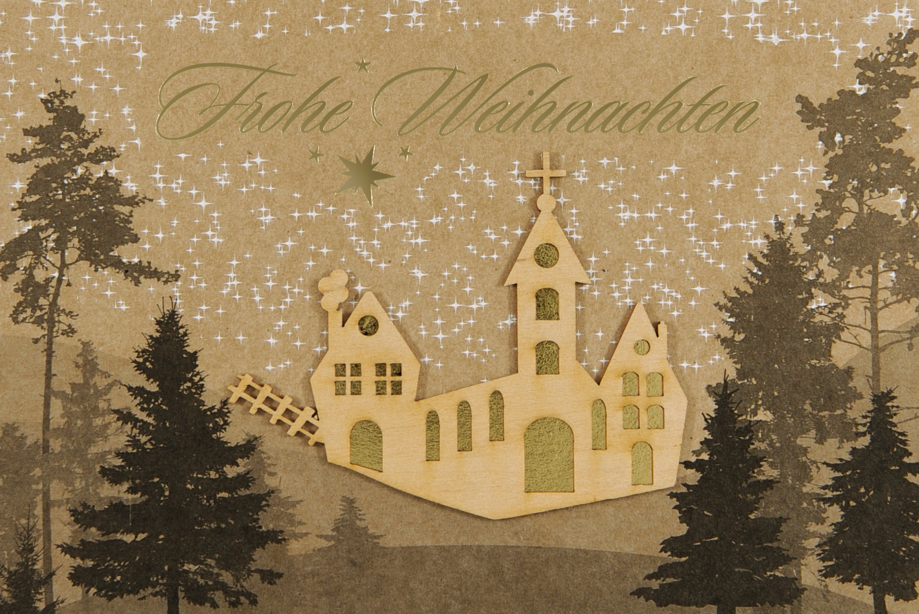 Holzkarten Weihnachten Karteninsel