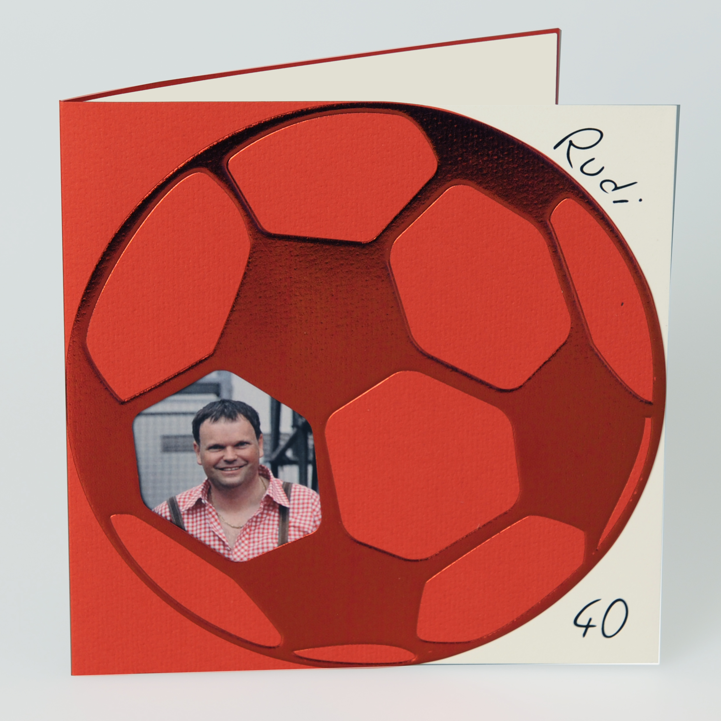 Einladungskarte - A 2018/Rot