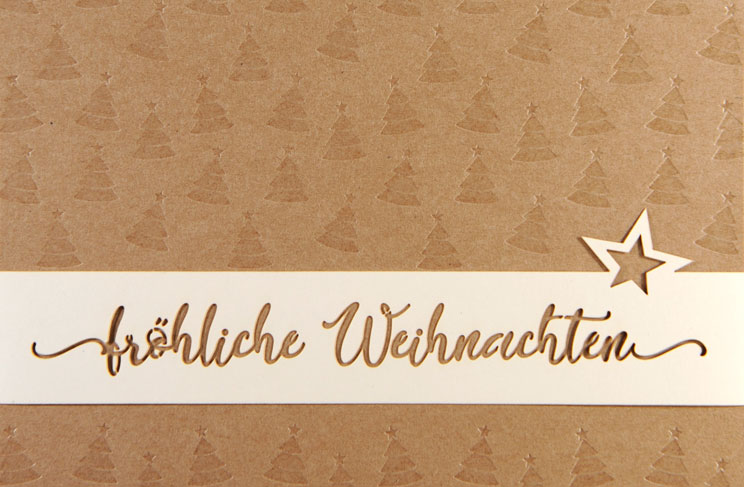 Weihnachtskarte - FW 18017 Weihnachtskarte - FW 18017