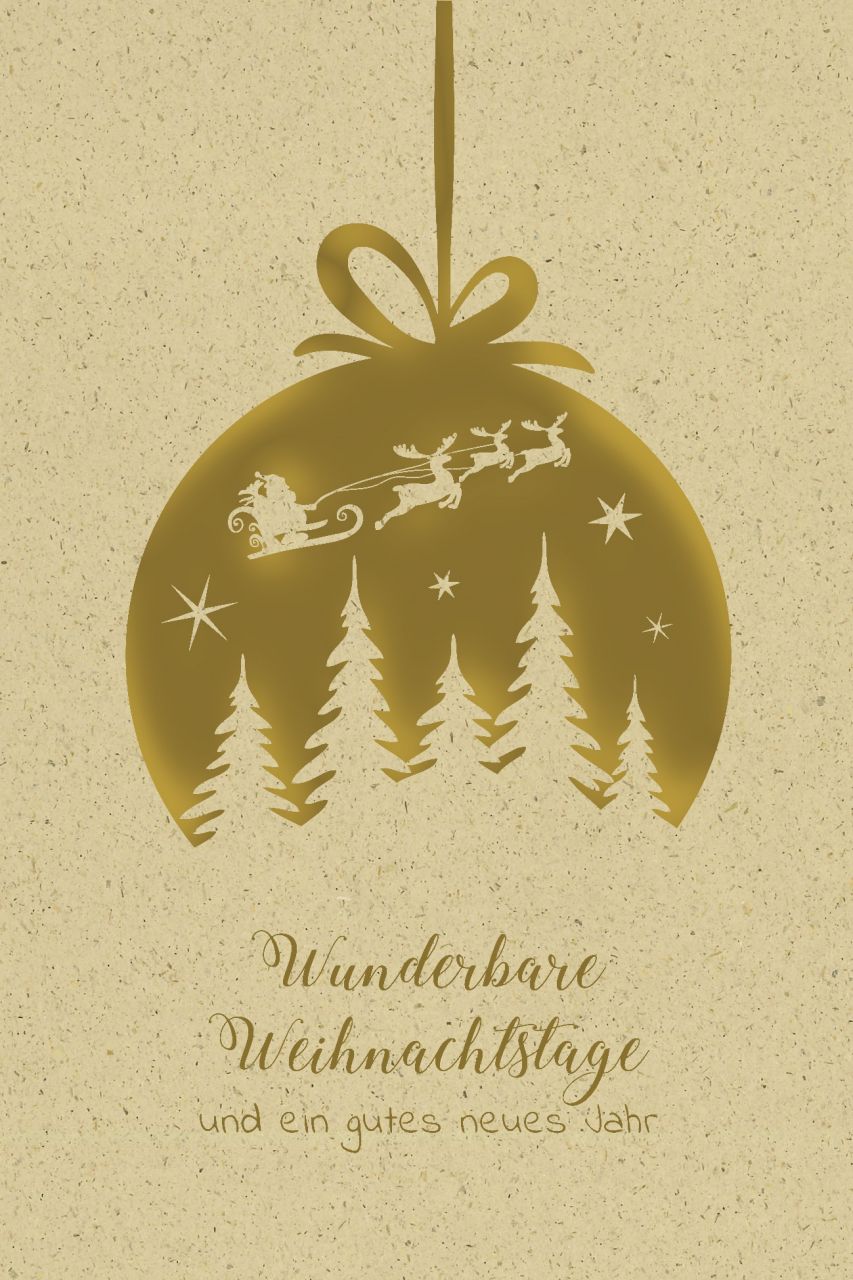 Weihnachtskarte - FW 18536